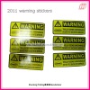 2011 warning stickers