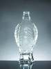 2011new design high quality crystal clean glass bottles