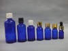 2012 5ml-100ml glass blue essential oil bottle