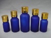 2012 5ml-100ml glass blue frosted essential oil bottles