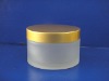 2012 best seller 200ml frosted cream jars with golden lid