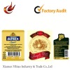 2012 commodity self adhesive print beer label