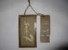 2012 fashion paper hang tag with string