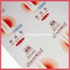 2012 high quality shampoo bottle adhesive stickers