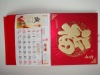 2012 hot red wall hanging calendar