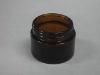 2012 new design 50ml amber cosmetic cream jar