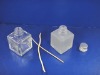 2012 new square 70ml clear glass diffuser bottles