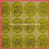 2012 popular promotion sticker for sales promotion