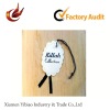 2012 promotional garment clothing hang tag for printing