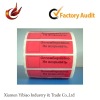 2012 promotional self adhesive barcode price tag