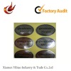 2012 promotional self adhesive brand name stickers