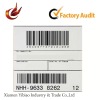 2012 promotional self adhesive packaging label