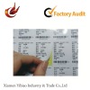 2012 promotional self adhesive print sticker