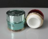 20g gold aluminum cream jar with glass body for face cream