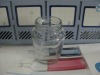 20ml-600ml square glass food jar/glass storage jar with mouth size40-60mm