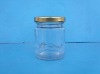 20ml-750ml clear glass jar with screw mouth and lid