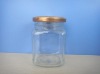 20ml-750ml clear glass jar with screw mouth and lid