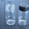 20ml black screw cap glass vials