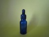 20ml blue glass essential oil bottle