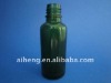 20ml dark green essential oil bottle