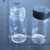 20ml glass bottle with plastic screw caps supplier