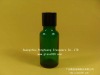 20ml green glass bottle with screw cap