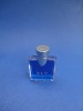 20ml square glass perfume bottle with foil cap