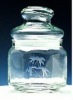 220ml Glass storage jar with lid