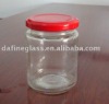 220ml glass jam jar with lid