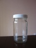 220ml transparent glass nuts jar