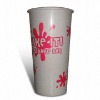 22oz cold drink paper cup/double PE paper cup