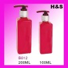 24 410mm 100ml 200ml square PET  bottle