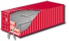 24000L labor reduce disposable convenient bulk liquid transportation flexibag/flexitank in 20' container