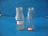 240g clear glass beverage bottle with tin plate