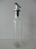 250 ML clear cooking oil  glass bottle with cap