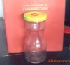 250ml clear glass beverage bottle with tin plate