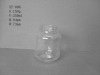 250ml empty clear glass jam jar