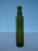 250ml green round glass bottle