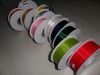25mm wide colorful sheer organza wedding gift ribbon