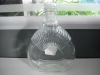 270ml small glass vodka flat round bottles