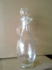 280 ML clear bird mouth shape cooking oil  glass bottle with cap