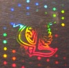 2D/3D laser hologram sticker