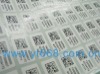 2D barcode  hologram  label