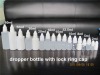 2ml LDPE plastic eye dropper bottles white pilfer proof cap