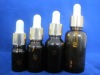 2ml glass dropper bottles aluminum gold cap