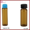 2ml small amber glass bottle