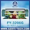 3.2M Solvent Printer FY-3206G With Seiko 510-35pl Heads For Outdoor Printing