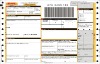 3 parts DHL International Air Waybill-SL899