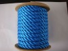 3-strand twist pp blue rope