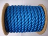 3-strand twist pp blue rope